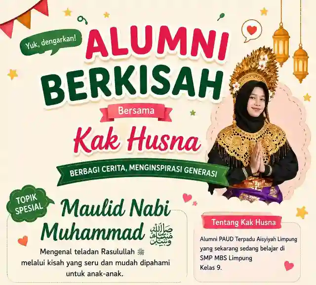 Bukan Cerita Biasa! Kak Husna Ajak Murid PAUD Terpadu Aisyiyah Limpung Meneladani Rasulullah lewat "Alumni Berkisah"